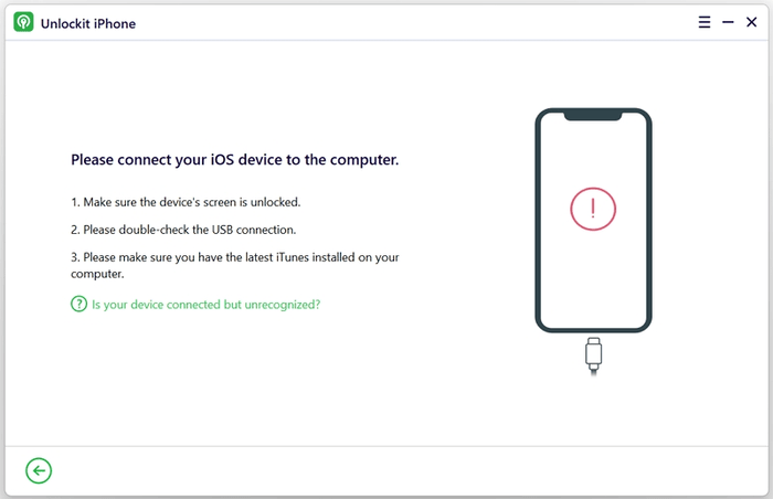 connect your iPhone or iPad to your computer with a USB cable