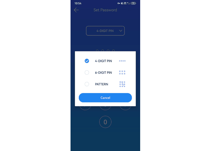 Set a password