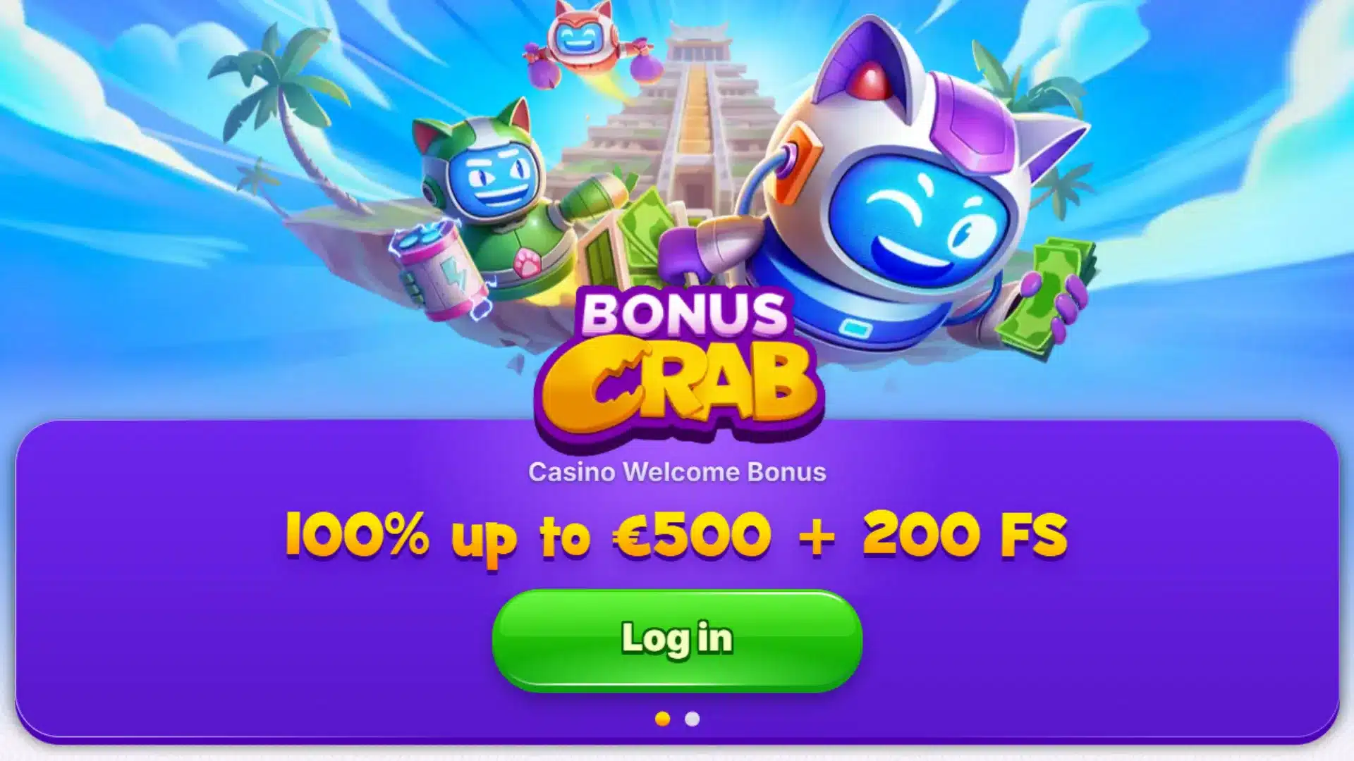 Welcome bonus