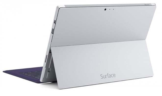 Microsoft Surface Pro 3 back