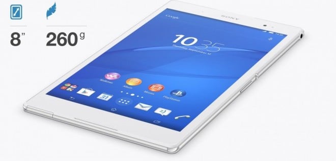 Sony Xperia Z3 Tablet Compact info