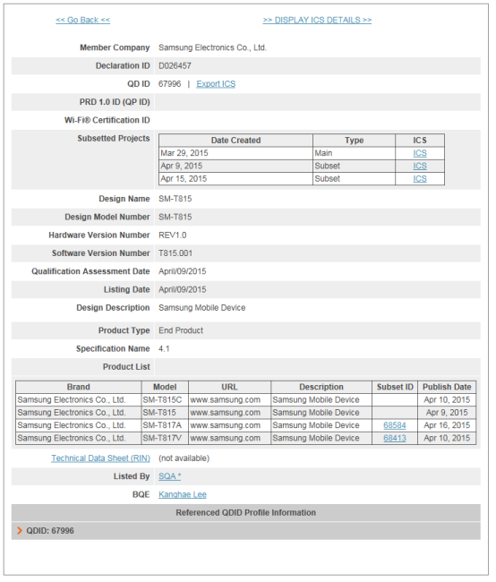 Bluetooth certification