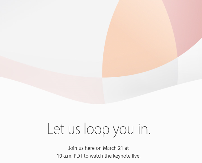 Apple March 21 2016 Event