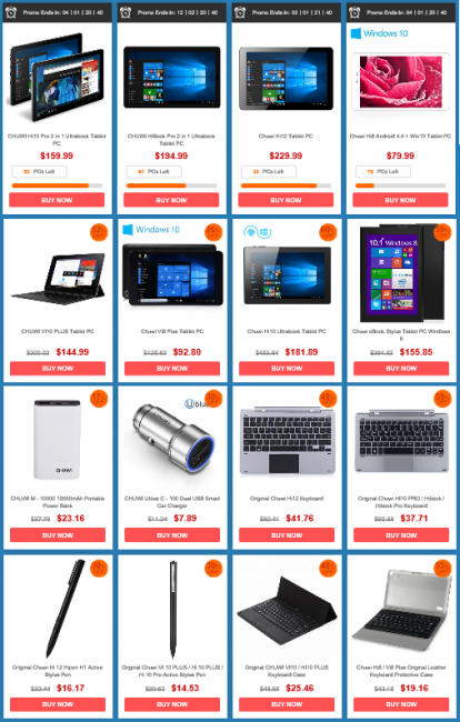 Chuwi tablet sale
