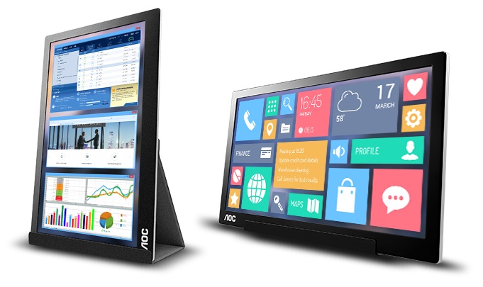 New AOC Portable Monitor For Tablets And Latops With USB-C Port To Launch In August