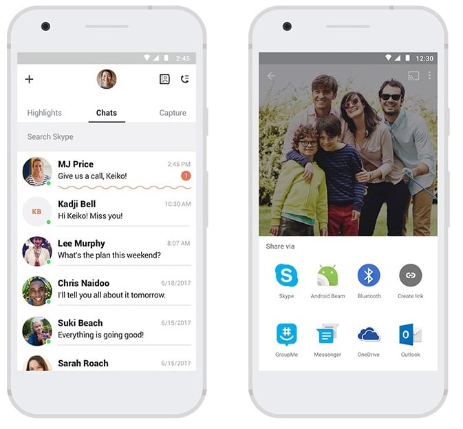 Skype Reintroduce Native Sharing For Android, iOS – And Other Windows Updates This Week