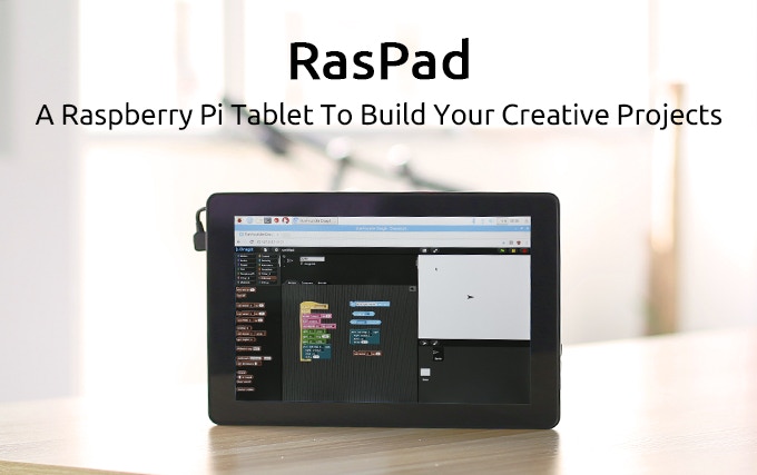 Raspad – The Raspberry Pi Tablet Fully Funded Even Past Its 2nd Goal – To Launch In May