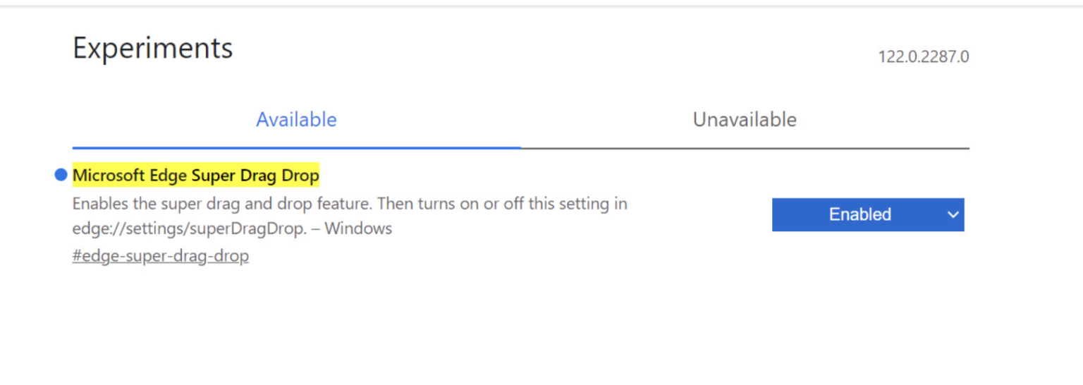 Microsoft Edge Gets Super Drag and Drop for Easier Link Opening