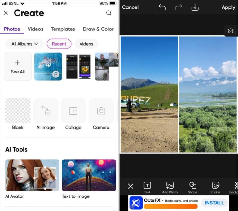 5 Best Apps to Combine Photos on iPhone for Free