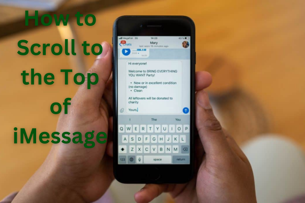 How to Scroll to the Top of iMessage