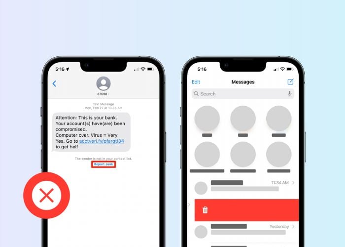 How to Undo Junk Text on iPhone