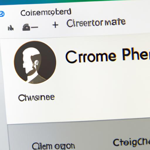 Google Chrome avatar settings