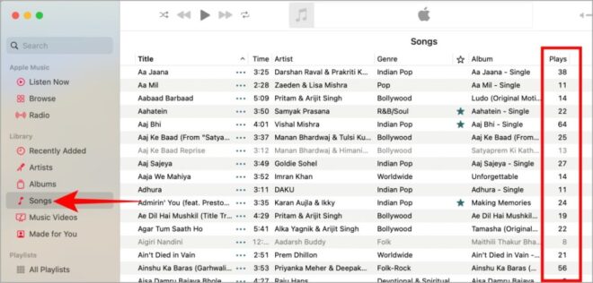How Many Times Have You Listened to Your Favorite Song on Apple Music?