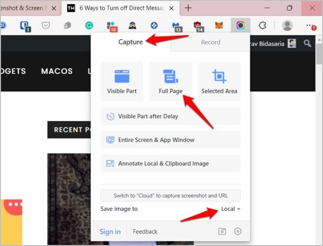 How to Capture Scrolling Screenshots in Windows 11