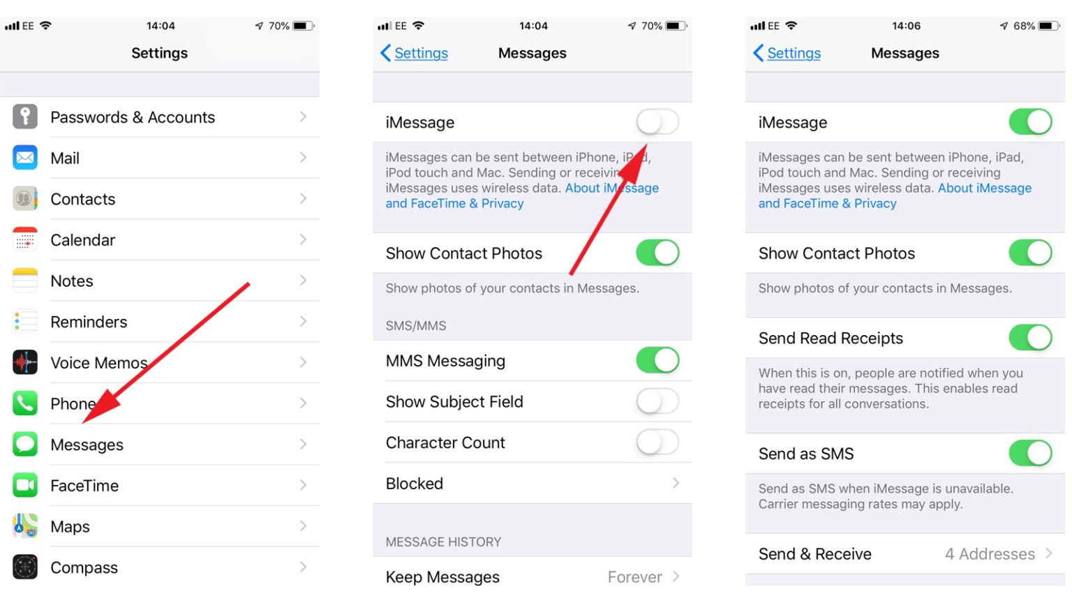 How to Enable iMessage on iPhone 14
