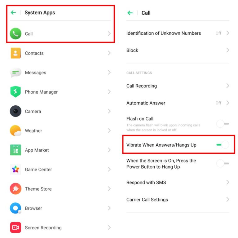 How to Enable Vibration for Incoming Calls