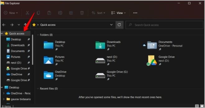 How to Remove Recent Files/Folders From Quick Access Menu in Windows 10/11