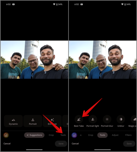 How to Use Google Photos' Best Take Feature on Pixel 8 Phones