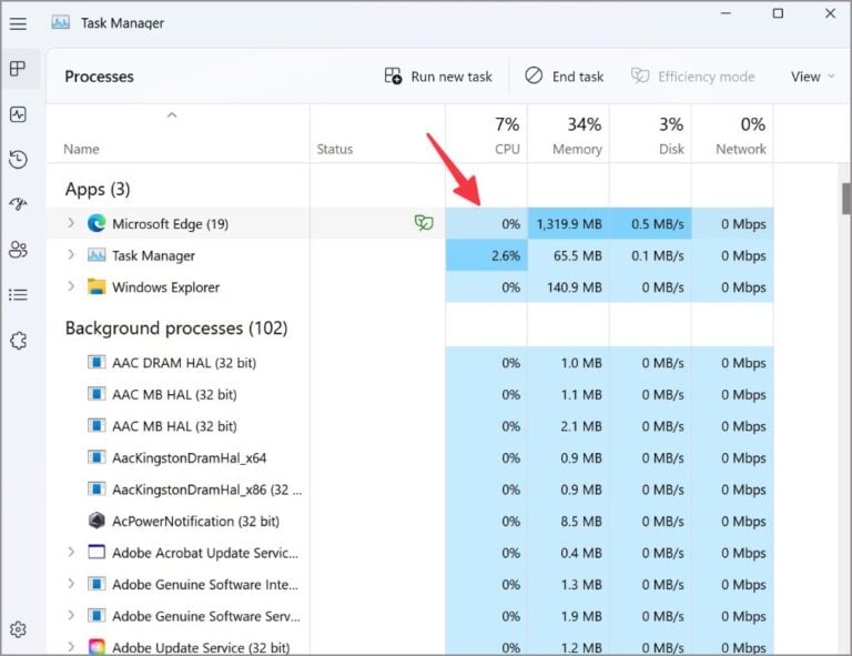 Top 10 Solutions to Fix High CPU Usage in Microsoft Edge