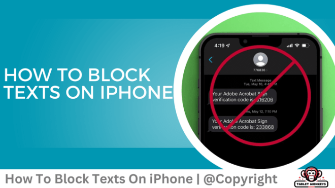 How To Block Texts On iPhone