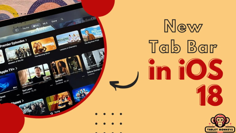 New tab bar in iOS 18