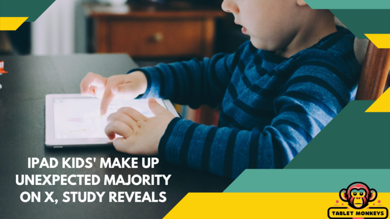 iPad Kids' Make Up Unexpected Majority on X, Study Reveals