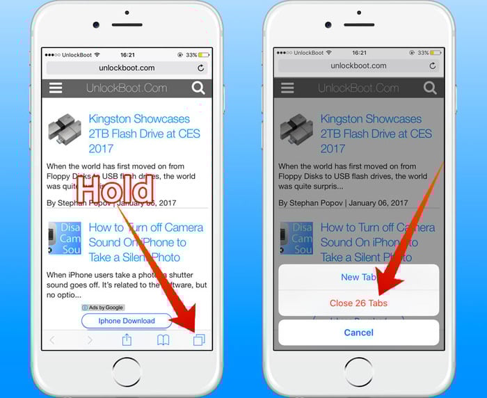 How to Close All Open Tabs on iPhone?