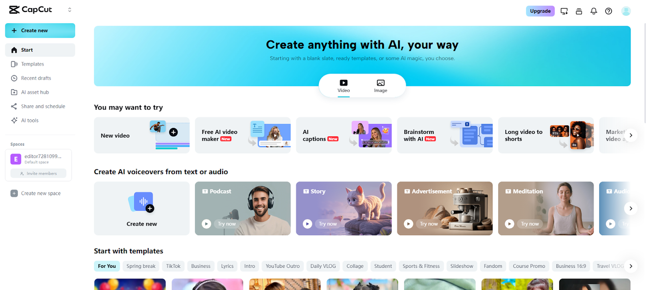 Organize your clips
