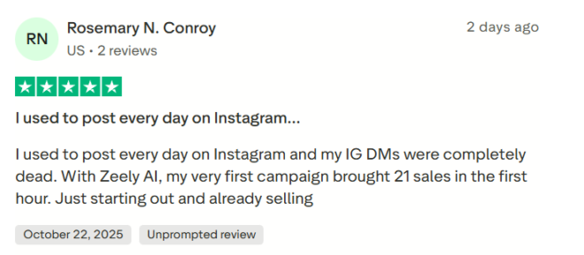 Real customer reviews on Zeely 2