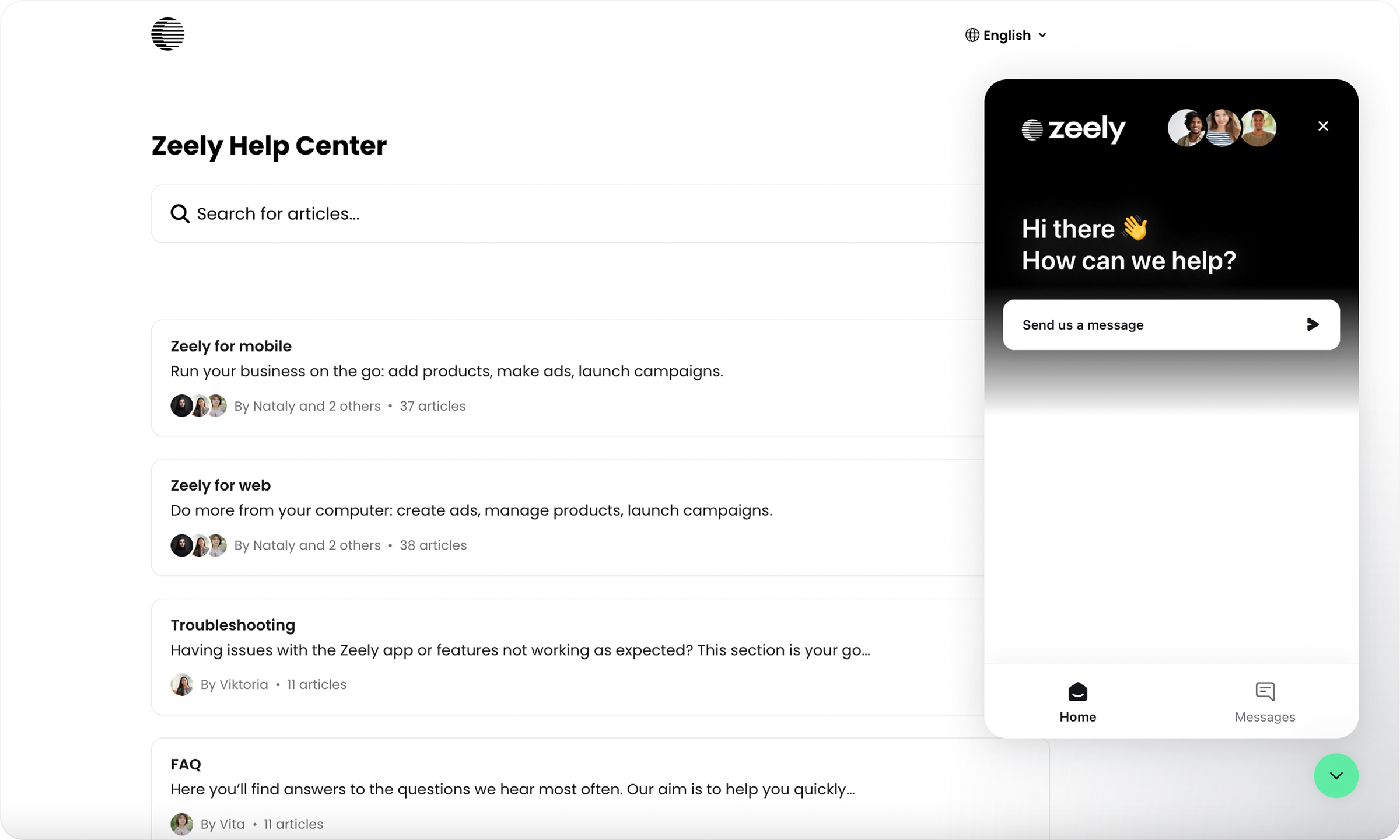 Zeely customer service and user experience