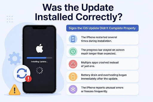 How to Fix iPhone Problems After an iOS Update?