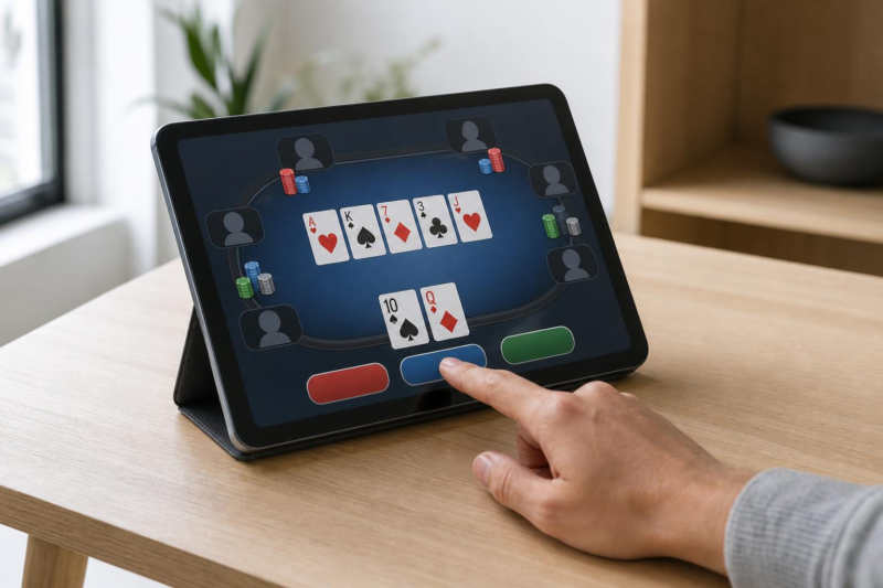 How Texas Hold’em Is Presented on Tablet Screens
