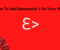 How To Add Backwards 3 On Your iPad