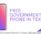 free government phone in texas